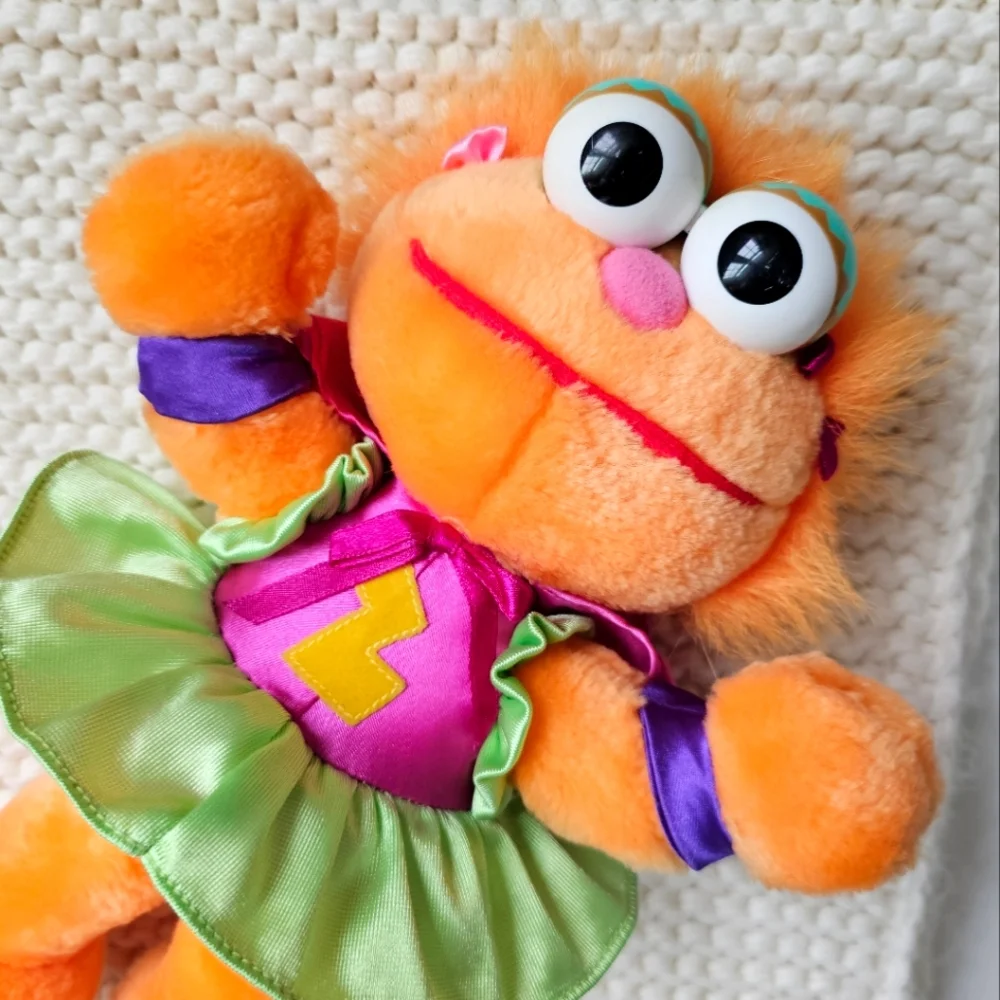 Vintage 1997 Sesame Street Zoe Plush TYCO 12” Super Muppet Rare Toy